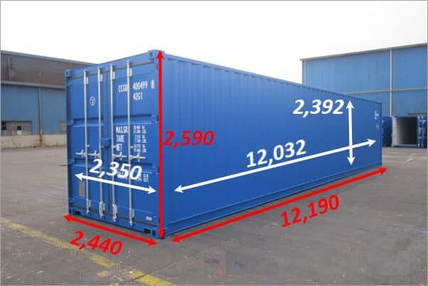 Container 40 feet loại thường
